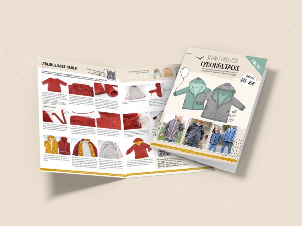 Lybstes - Lieblingsjacke  128 - 164 - Papierschnittmuster